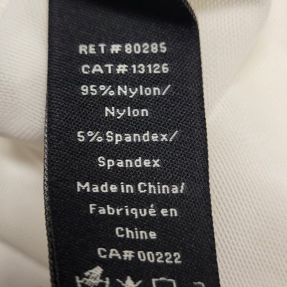 Oversized White Tunic Swimsuit CoverUp Loose Fitting Lightweight Top-Size S - Picture 7 of 9